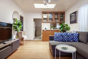 Smart-TV og stereoanlegg