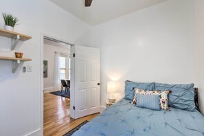 2 chambres, fer et planche à repasser, accès Internet, draps fournis