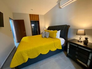 Comfort Apartment, 2 Bedrooms, Mountainside | 2 bedrooms, iron/ironing board, free WiFi, bed sheets - Beautiful New Condo Sea Breeze (Cabo San Lucas)