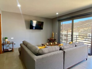 Departamento Confort, 2 habitaciones, junto a la montaña | Área de sala de estar