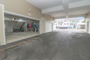 Secure parking with bike storage available.