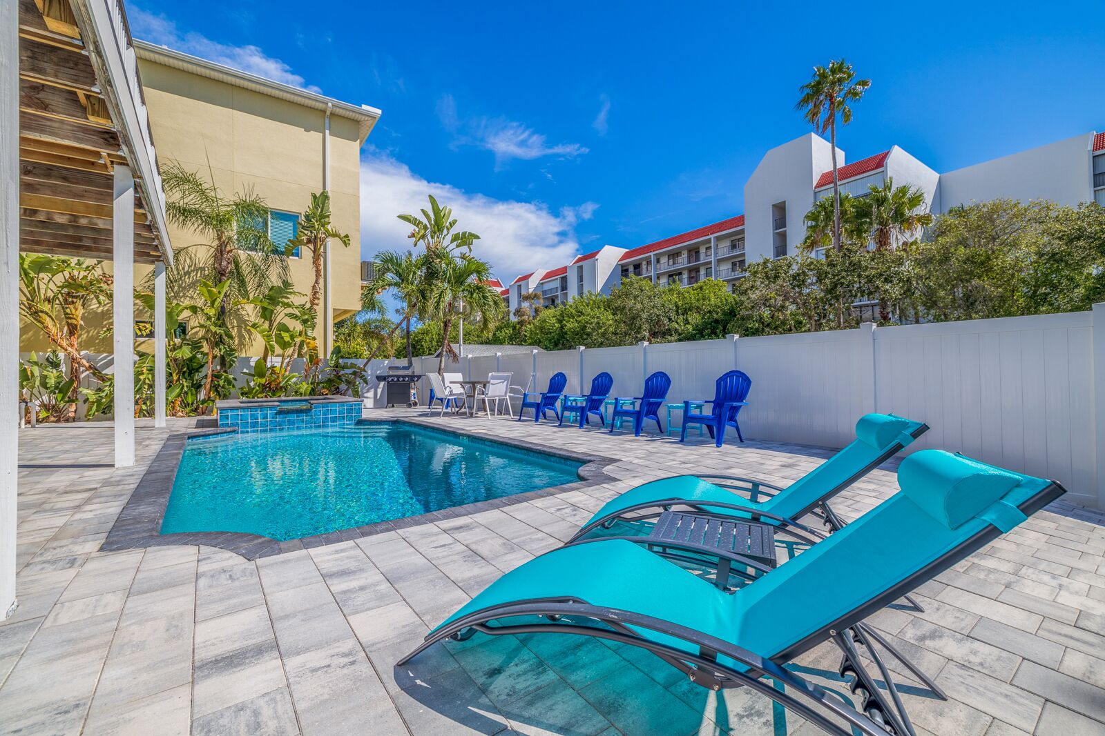 whispering breeze home sleeps 11 pool and hot tub 3 minute walk to beach