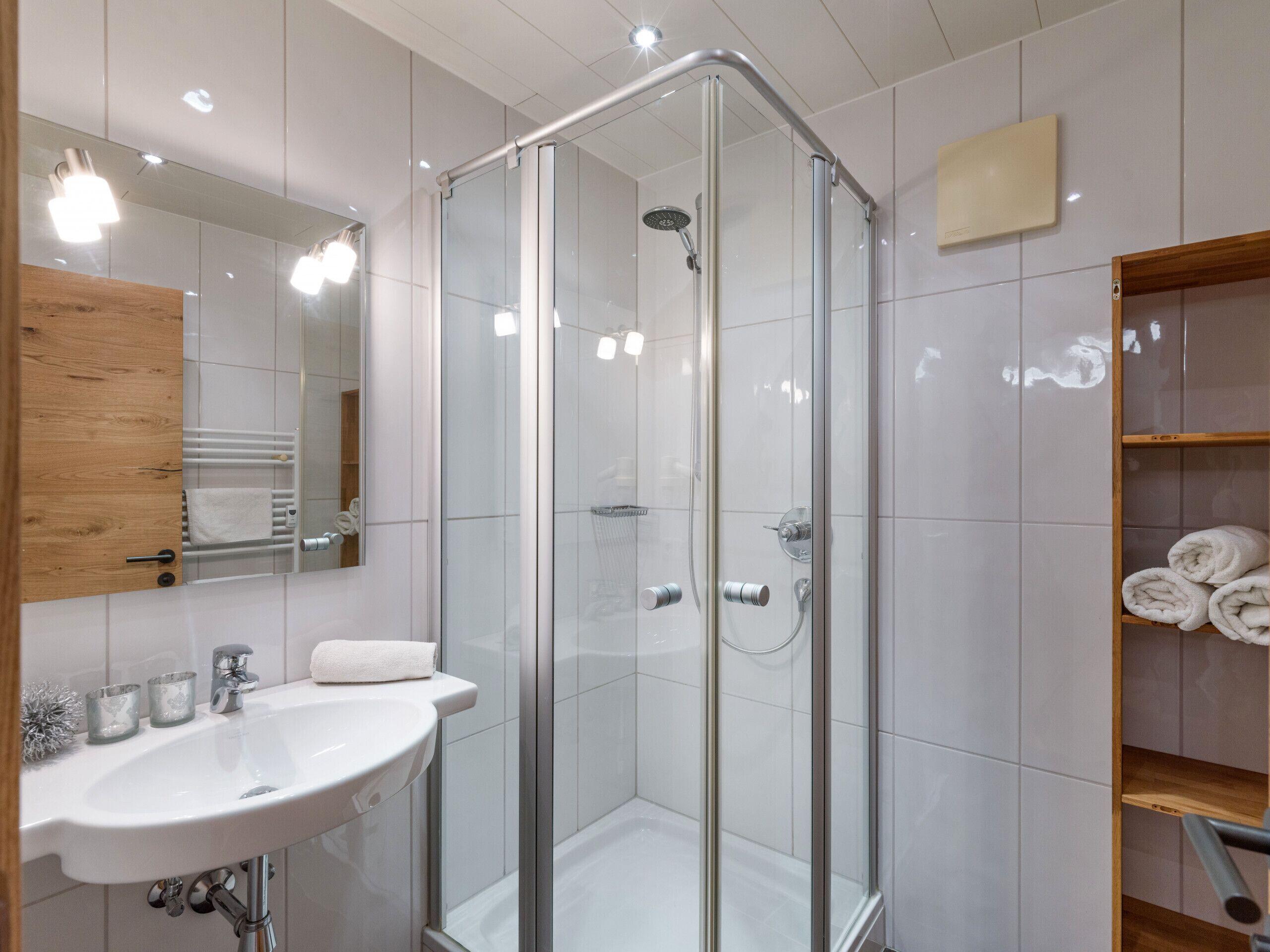 Dusche, Handtücher