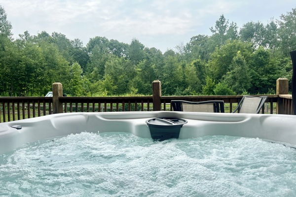 Bain à remous extérieur