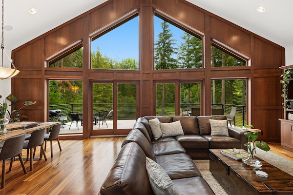 Spacious living and dining