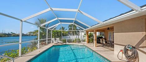 Una piscina climatizada