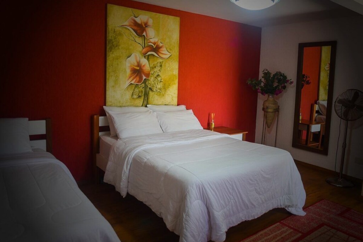 Minibar, escritorio, wifi gratis y ropa de cama