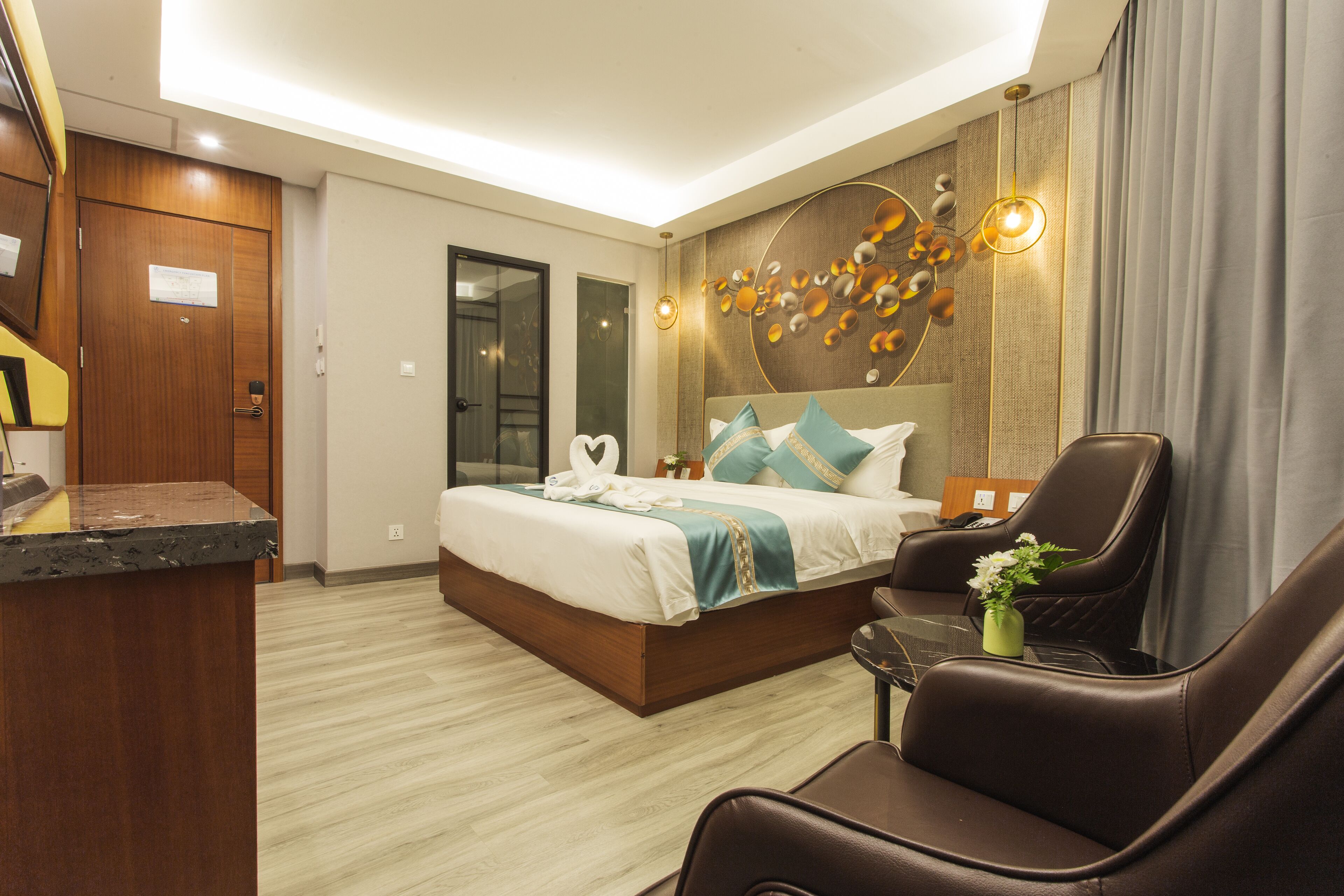 Superior-Doppelzimmer | Minibar, Zimmersafe, Verdunkelungsvorhänge, schallisolierte Zimmer