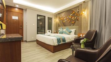 Superior-Doppelzimmer | Minibar, Zimmersafe, Verdunkelungsvorhänge, schallisolierte Zimmer