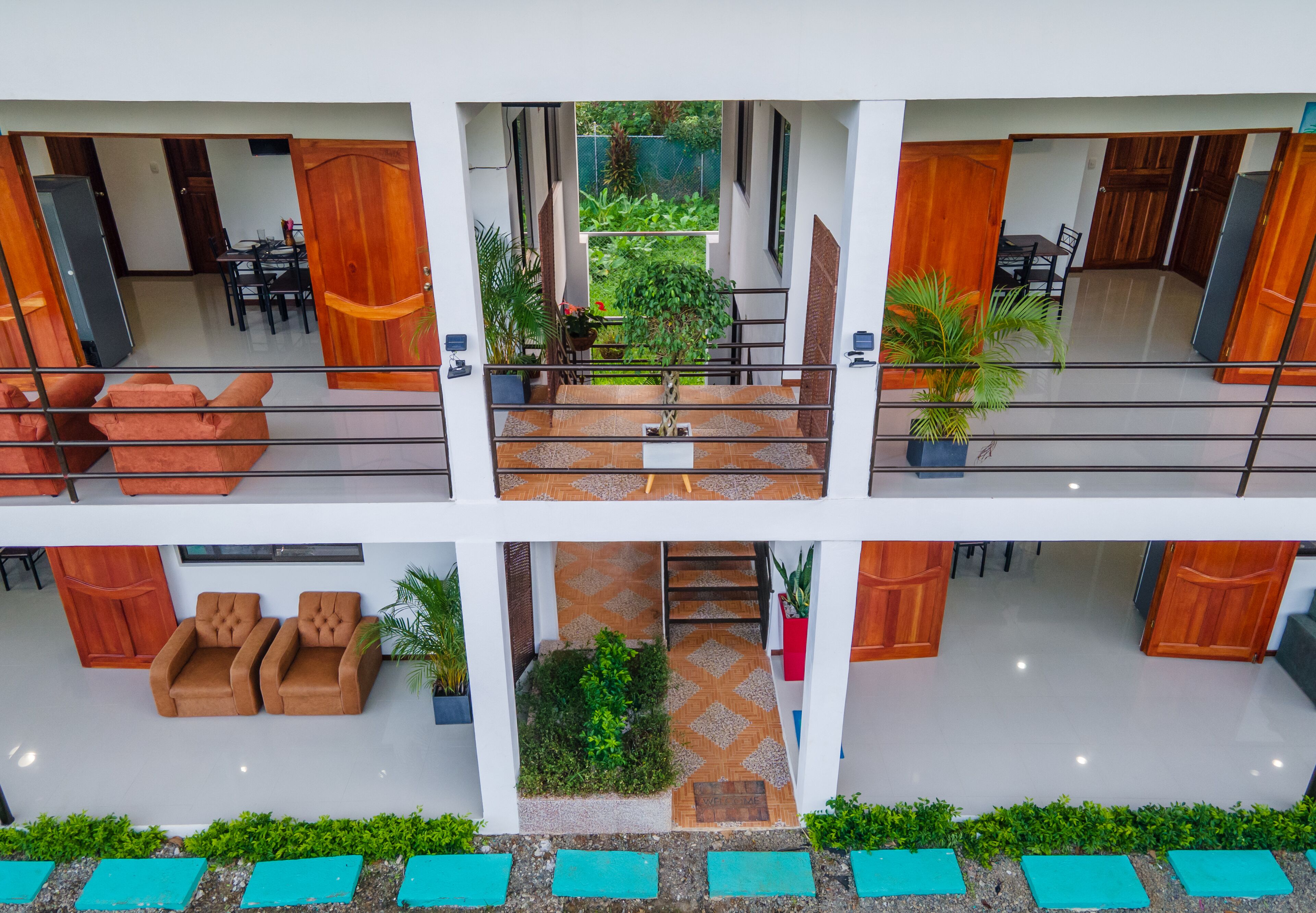 Handrails in stairways