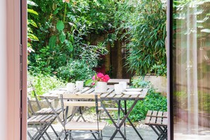 Outdoor dining - Pretty town house in the heart of Chinon + garden 6 p. (Chinon)