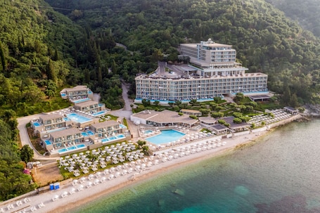 Aerial view. Atlantica Nissaki Beach - Adults Only