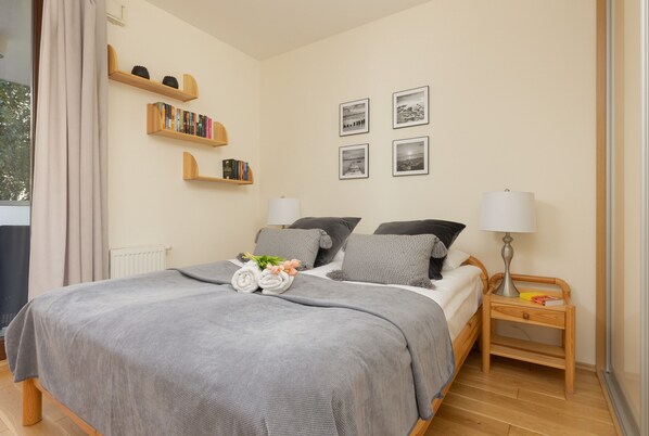 Appartement, 1 chambre, balcon | 1 chambre, draps fournis