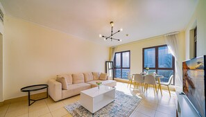 Living area - KOHH – 1BR in Zanzebeel (Dubai)