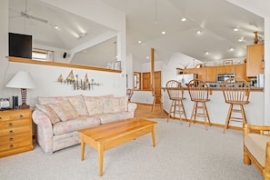 TV, DVD player, table tennis - Windscape Soundfront in Frisco Incredible Views 400ft to Beach Access! (Frisco)