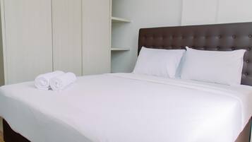 Apartemen, 2 kamar tidur | Didekorasi berbeda-beda dan dilengkapi dengan perabotan berbeda-beda