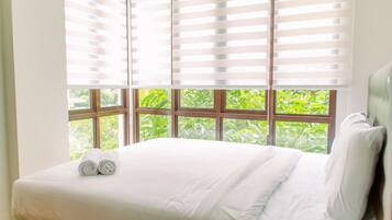 Apartemen, 3 kamar tidur | Didekorasi berbeda-beda dan dilengkapi dengan perabotan berbeda-beda