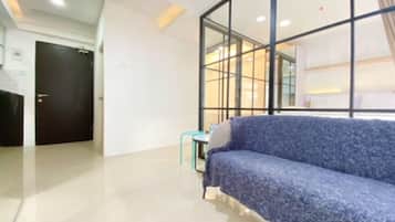 Apartment, 2 Bedrooms | Living area | TV