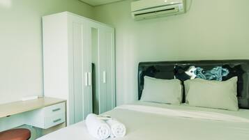 Apartemen Deluks, 2 kamar tidur | 2 kamar tidur dan didekorasi berbeda-beda