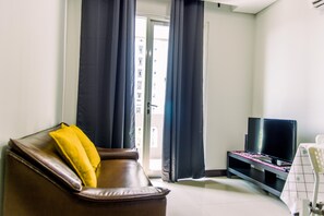 Appartement Deluxe, 2 chambres | Coin séjour