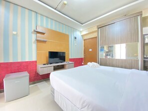 Departamento, 1 habitación | Decoración personalizada y muebles diferentes 