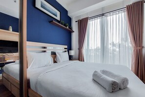 Appartement, 1 chambre | Décoration personnalisée, ameublement personnalisé, draps fournis