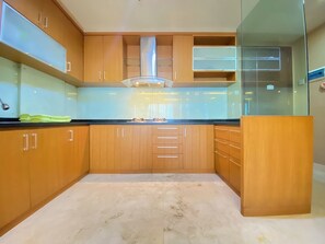 Apartment, 2 Bedrooms | Private kitchen | Fridge, stovetop, electric kettle, cookware/dishes/utensils - Spacious 2Br At Dago Butik Apartment (Bandung)