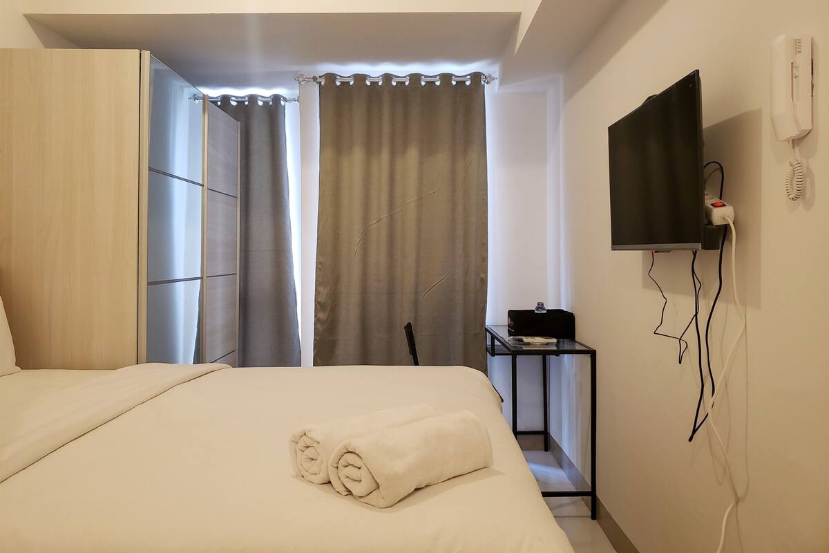 Estudio, 1 cama Queen size | Decoración personalizada y muebles diferentes