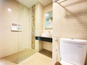 Apartment | Bathroom - Cozy Studio Room At Green Kosambi (Greko) Apartment (Bandung)