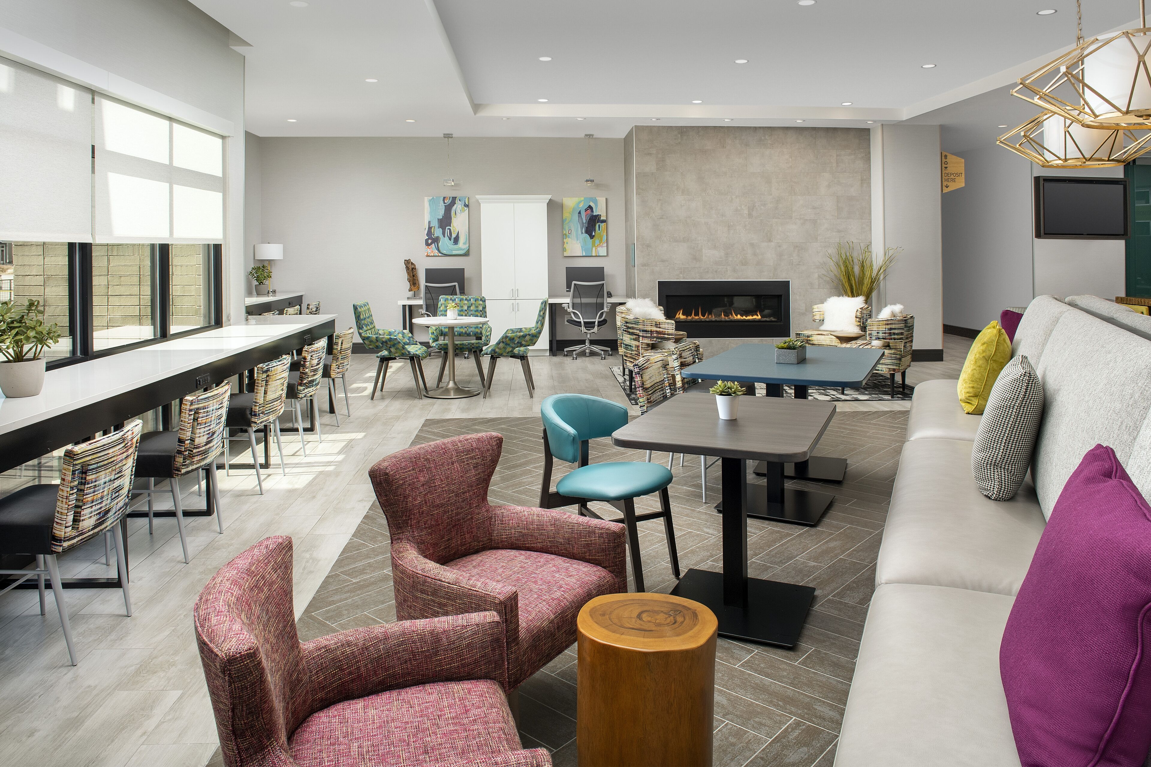 Sitzecke in der Lobby