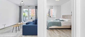 Cozy Apartment | Balcony and Workspace