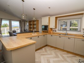 Fridge, dishwasher, electric kettle, toaster