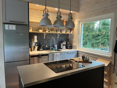 Welcome to our log cabin near Gnesta in Sweden