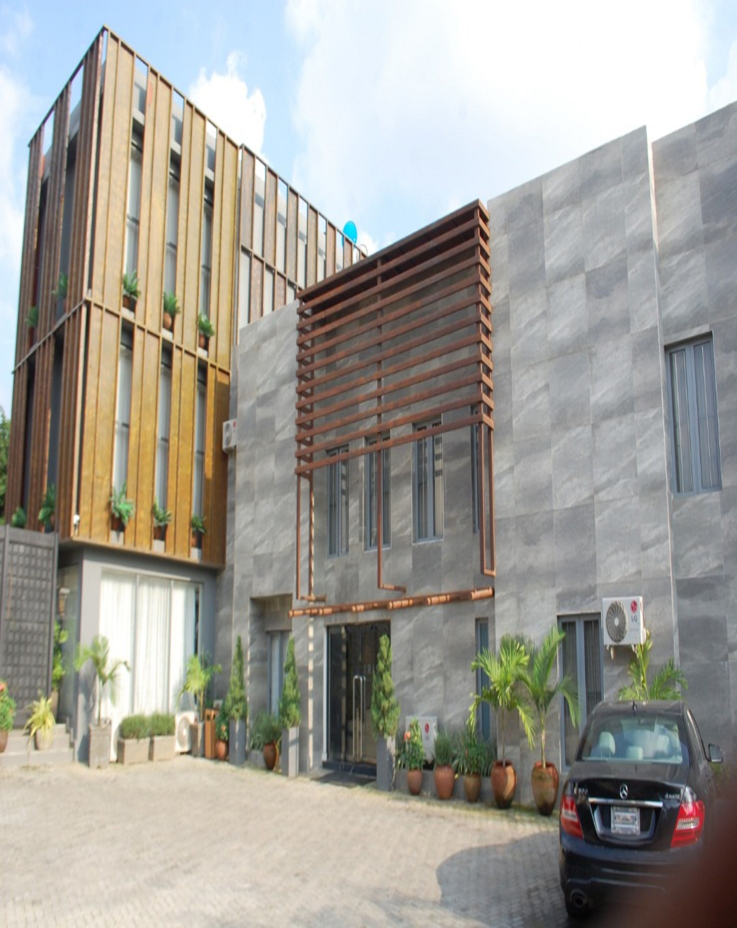 Fassade der Unterkunft