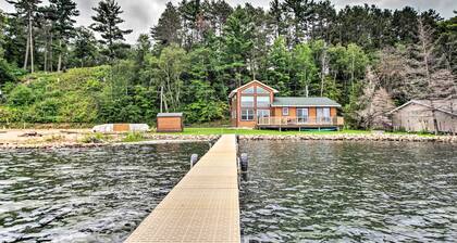 Dock & Fire Pit: Shamineau Lake Retreat!