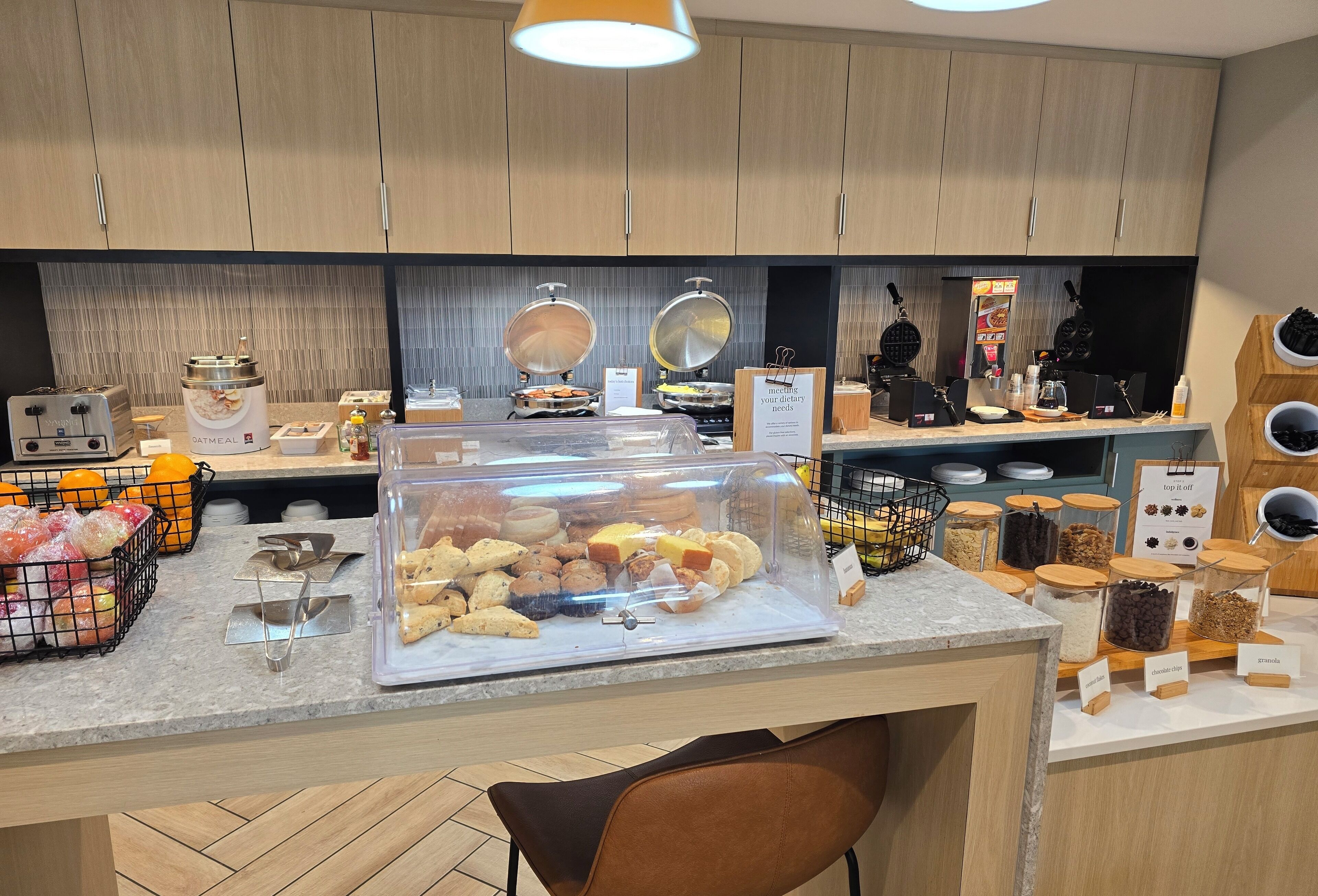 Frokostbuffé er inkludert hver dag