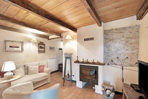 TV, fireplace, stereo