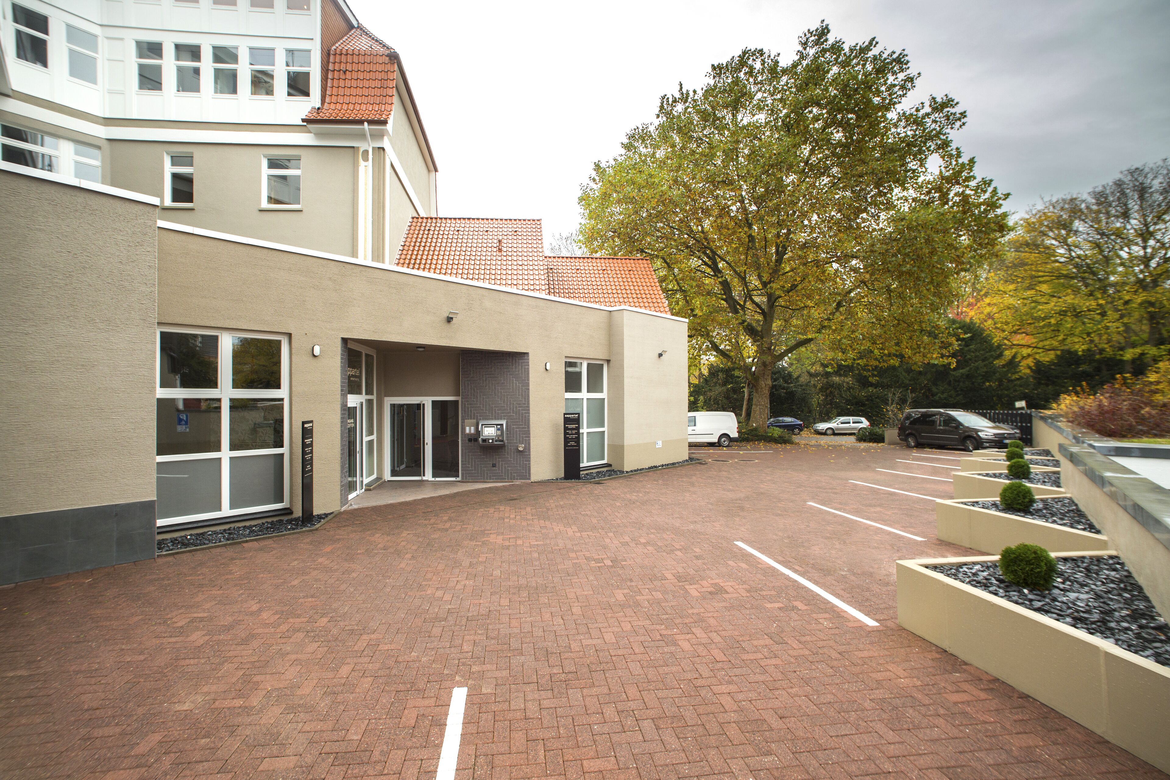 Entrée de l’hébergement
