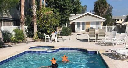 Beachfront with Pool overlooking the Gulf!