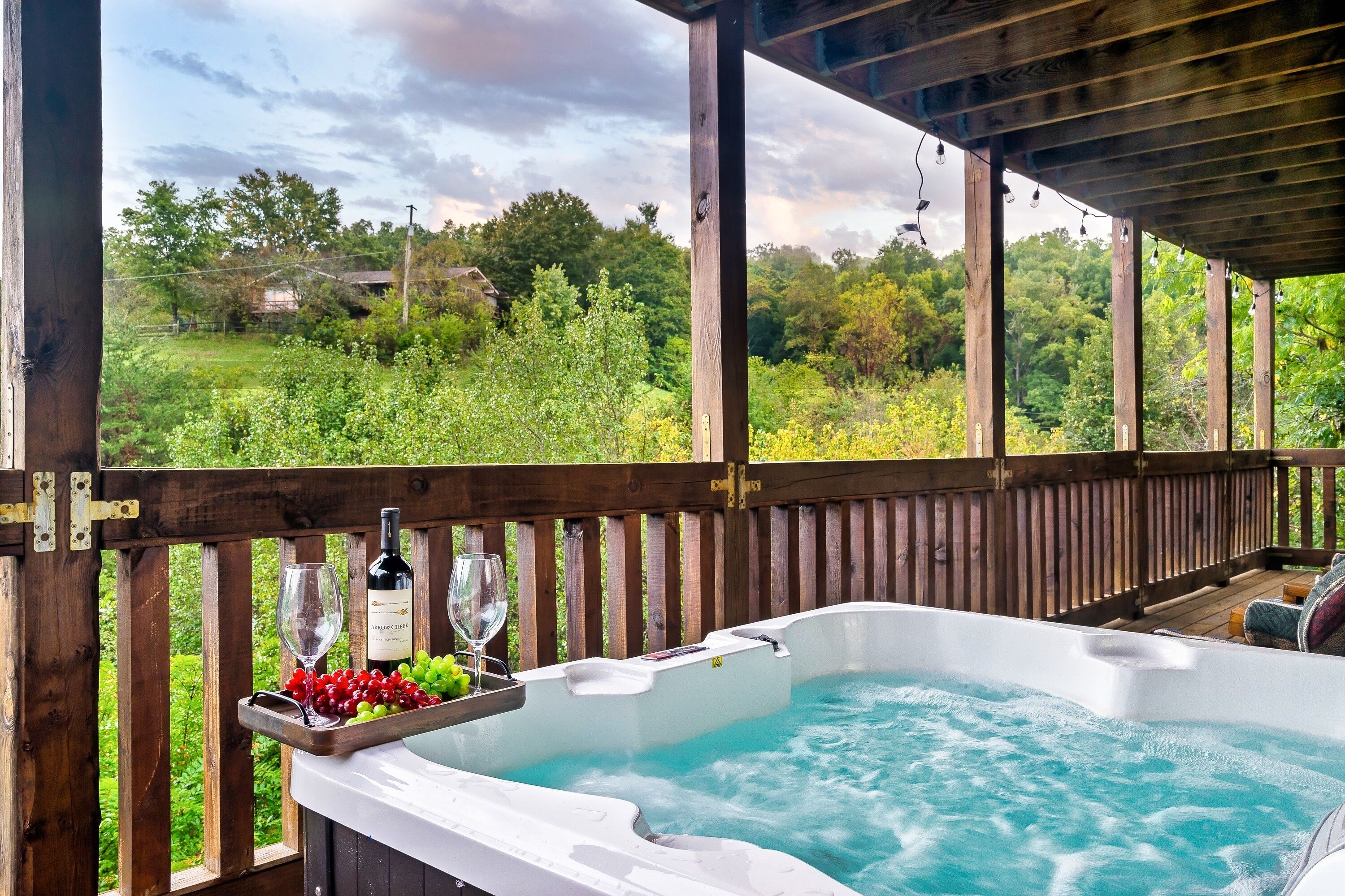 Bain à remous extérieur