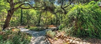 Sisar Creek Sanctuary in Upper Ojai, at the trailhead to Santa Paula waterfalls 