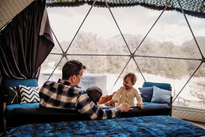 Interior - Cabin | Geodome | Hot Tub | Fire Pit | Stargazing Pergola | Great Sand Dunes NP
 (Crestone)