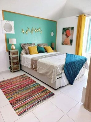 2 chambres, fer et planche à repasser, Wi-Fi gratuit