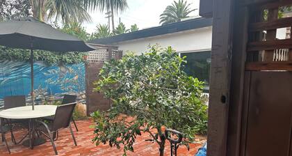 3283 Lincoln. Beach & town 2 blocks away. Private. Families/dogs. Safe parking.