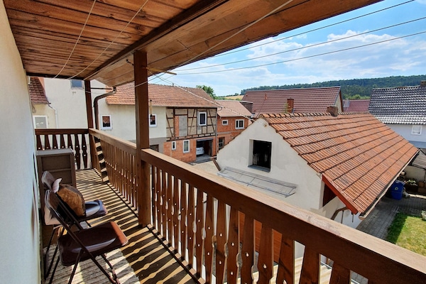 Ausblick vom Balkon