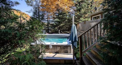Chalet Douillet lac, spa et splendide vue