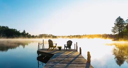 Waterfront Splendor in the Woods.