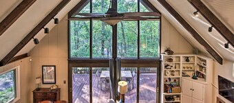 COZY A-Frame Spacious Deck w/ Grill