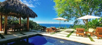 Private Ocean Villa on Hilltop in Central ST