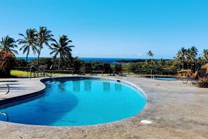 Pool - #71 Hidden Tiki Ohana at Punalu`u Black Sand Beach (Pahala)